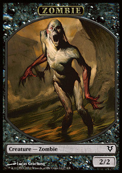 Zombie Token (Black 2/2)⁣ - Avacyn Restored⁣ (Token)⁣ [T6]