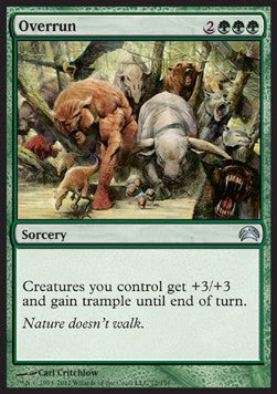 Overrun⁣ - Planechase 2012⁣ (Uncommon)⁣ [72]