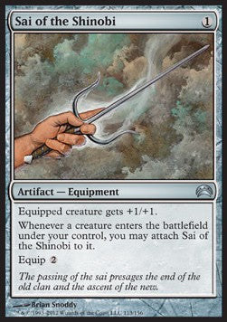 Sai of the Shinobi⁣ - Planechase 2012⁣ (Uncommon)⁣ [113]