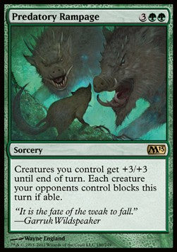 Predatory Rampage⁣ - Magic 2013⁣ (Rare)⁣ [180]