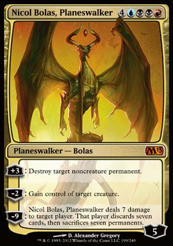 Nicol Bolas, Planeswalker⁣ - Magic 2013⁣ (Mythic)⁣ [199]