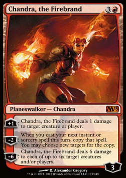 Chandra, the Firebrand⁣ - Magic 2013⁣ (Mythic)⁣ [123]