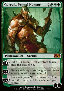 Garruk, Primal Hunter⁣ - Magic 2013⁣ (Mythic)⁣ [174]