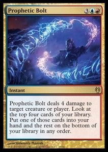 Prophetic Bolt⁣ - Duel Decks: Izzet vs. Golgari⁣ (Rare)⁣ [27]