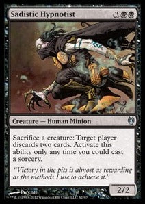 Sadistic Hypnotist⁣ - Duel Decks: Izzet vs. Golgari⁣ (Uncommon)⁣ [62]