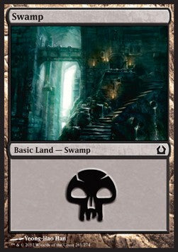 Swamp (V.2)⁣ - Return to Ravnica⁣ (Land)⁣ [261]