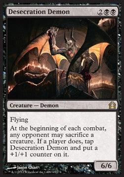 Desecration Demon⁣ - Return to Ravnica⁣ (Rare)⁣ [63]