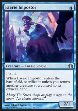Faerie Impostor⁣ - Return to Ravnica⁣ (Uncommon)⁣ [39]