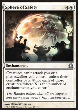 Sphere of Safety⁣ - Return to Ravnica⁣ (Uncommon)⁣ [24]