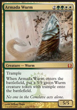 Armada Wurm⁣ - Return to Ravnica⁣ (Mythic)⁣ [143]