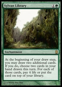 Sylvan Library⁣ - Commander's Arsenal⁣ (Rare)⁣ [17]