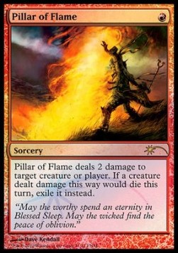 Pillar of Flame⁣ - Friday Night Magic Promos⁣ (Rare)