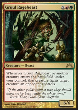 Gruul Ragebeast - Gatecrash (Rare) [GTC-170]