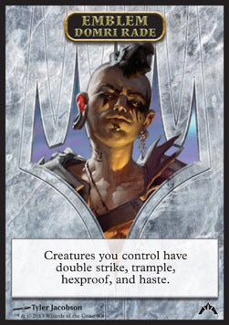 Domri Rade Emblem⁣ - Gatecrash⁣ (Token)⁣ [T8]