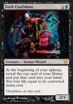 Dark Confidant⁣ - Modern Masters⁣ (Mythic)⁣ [75]