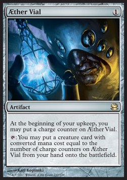 Aether Vial⁣ - Modern Masters⁣ (Rare)⁣ [197]