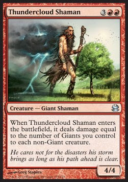 Thundercloud Shaman⁣ - Modern Masters⁣ (Uncommon)⁣ [135]