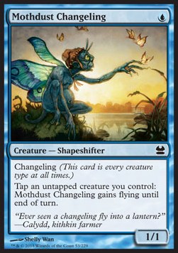 Mothdust Changeling⁣ - Modern Masters⁣ (Common)⁣ [53]