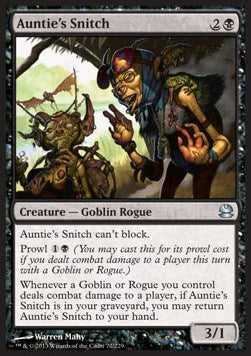 Auntie's Snitch⁣ - Modern Masters⁣ (Uncommon)⁣ [72]
