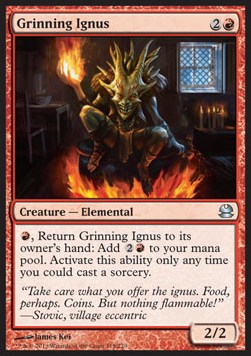 Grinning Ignus⁣ - Modern Masters⁣ (Uncommon)⁣ [118]