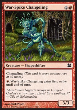 War-Spike Changeling⁣ - Modern Masters⁣ (Common)⁣ [139]