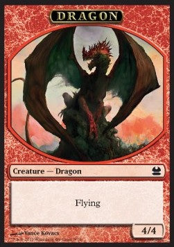 Dragon Token (Red 4/4)⁣ - Modern Masters⁣ (Token)⁣ [T9]
