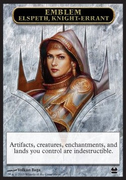 Elspeth, Knight-Errant Emblem - Modern Masters (Token) [MMA-T16]