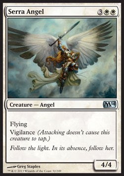 Serra Angel⁣ - Magic 2014⁣ (Uncommon)⁣ [32]