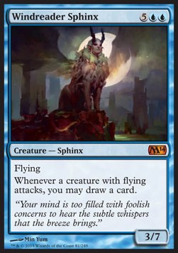 Windreader Sphinx⁣ - Magic 2014⁣ (Mythic)⁣ [81]