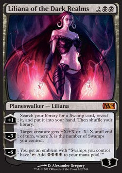 Liliana of the Dark Realms⁣ - Magic 2014⁣ (Mythic)⁣ [102]