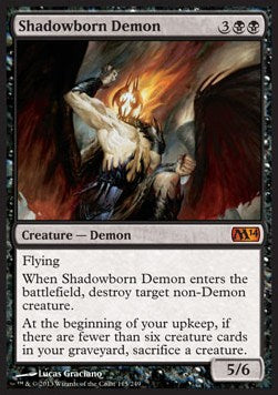 Shadowborn Demon⁣ - Magic 2014⁣ (Mythic)⁣ [115]