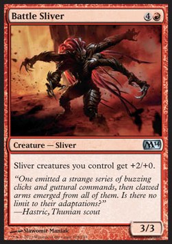 Battle Sliver⁣ - Magic 2014⁣ (Uncommon)⁣ [128]