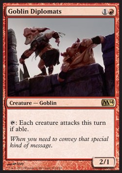Goblin Diplomats⁣ - Magic 2014⁣ (Rare)⁣ [141]