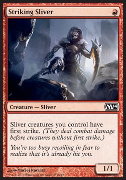 Striking Sliver⁣ - Magic 2014⁣ (Common)⁣ [157]