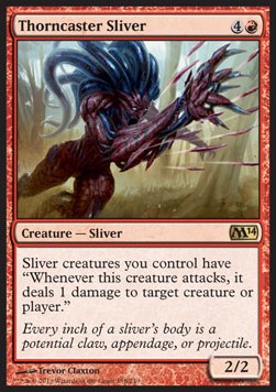 Thorncaster Sliver⁣ - Magic 2014⁣ (Rare)⁣ [158]