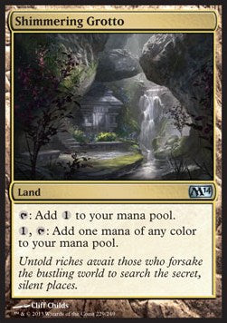 Shimmering Grotto⁣ - Magic 2014⁣ (Uncommon)⁣ [229]
