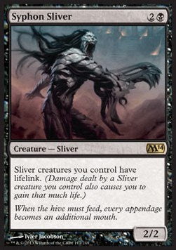 Syphon Sliver⁣ - Magic 2014⁣ (Rare)⁣ [117]