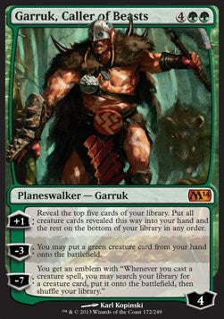 Garruk, Caller of Beasts⁣ - Magic 2014⁣ (Mythic)⁣ [172]