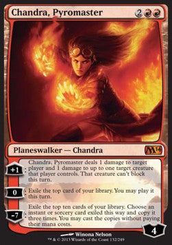 Chandra, Pyromaster⁣ - Magic 2014⁣ (Mythic)⁣ [132]