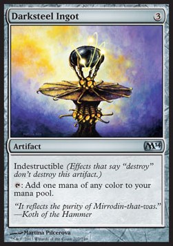 Darksteel Ingot⁣ - Magic 2014⁣ (Uncommon)⁣ [207]