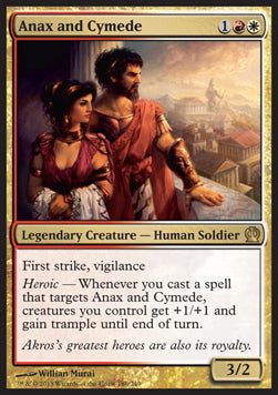 Anax and Cymede⁣ - Theros⁣ (Rare)⁣ [186]