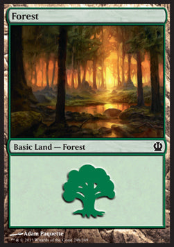 Forest (V.3)⁣ - Theros⁣ (Land)⁣ [248]