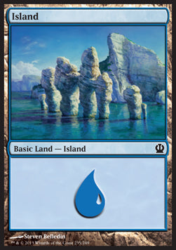 Island (V.2)⁣ - Theros⁣ (Land)⁣ [235]