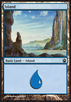 Island (V.1)⁣ - Theros⁣ (Land)⁣ [234]