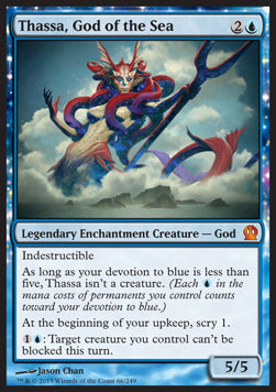 Thassa, God of the Sea⁣ - Theros⁣ (Mythic)⁣ [66]