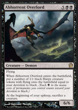Abhorrent Overlord⁣ - Theros⁣ (Rare)⁣ [75]