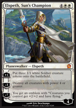Elspeth, Sun's Champion⁣ - Theros⁣ (Mythic)⁣ [9]