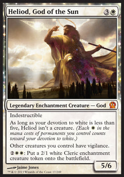 Heliod, God of the Sun⁣ - Theros⁣ (Mythic)⁣ [17]