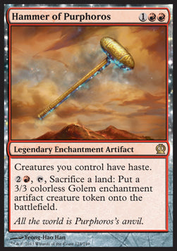 Hammer of Purphoros⁣ - Theros⁣ (Rare)⁣ [124]