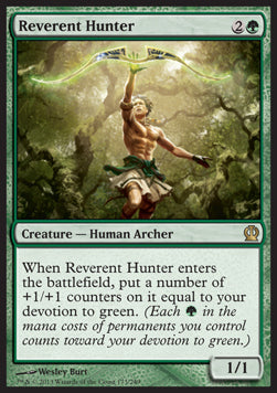 Reverent Hunter⁣ - Theros⁣ (Rare)⁣ [173]